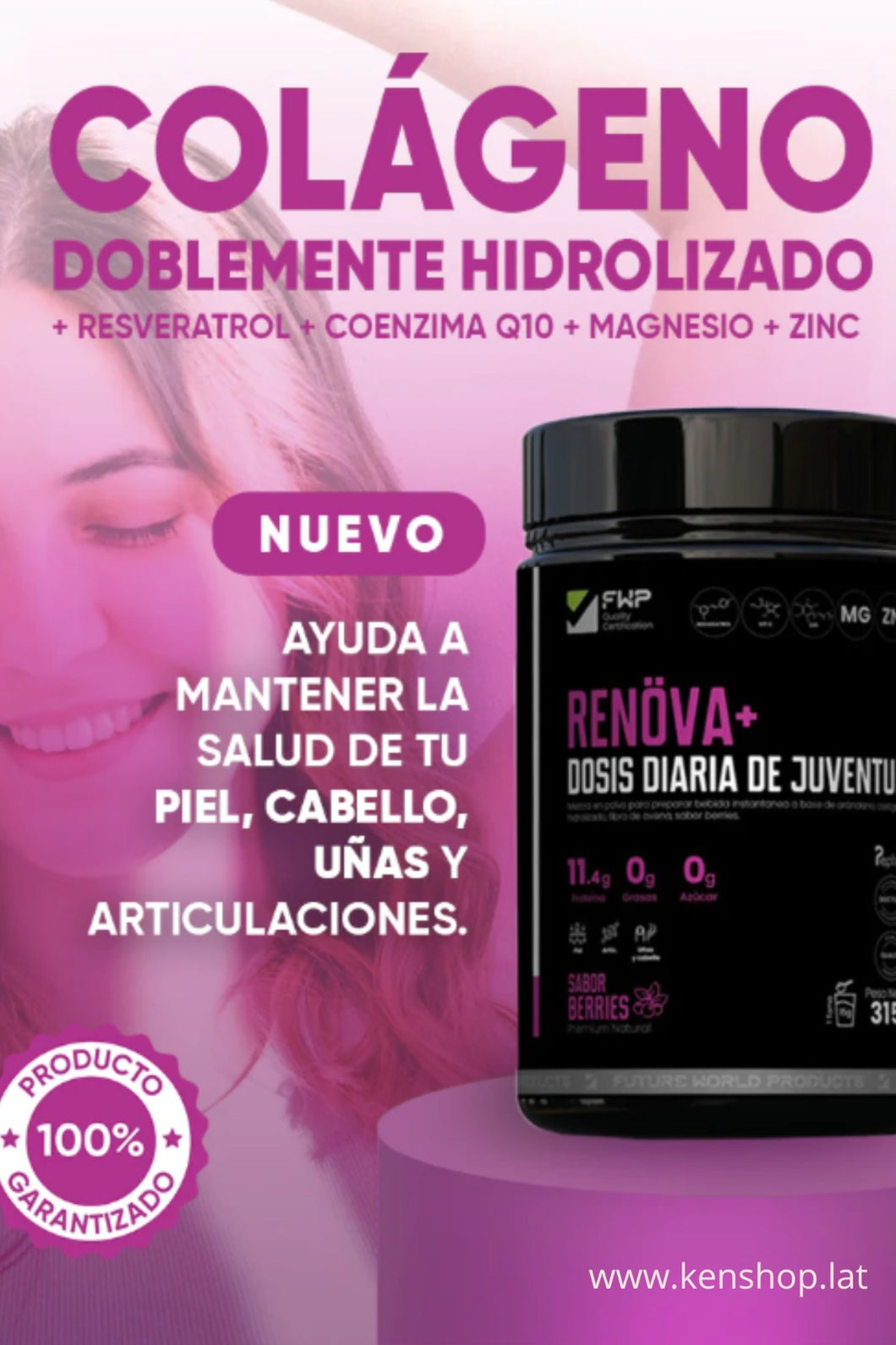 RENÖVA PLUS COLÁGENO DOBLEMENTE HIDROLIZADO